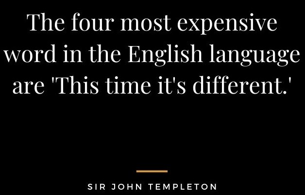 Sir John Templeton — this time it's different